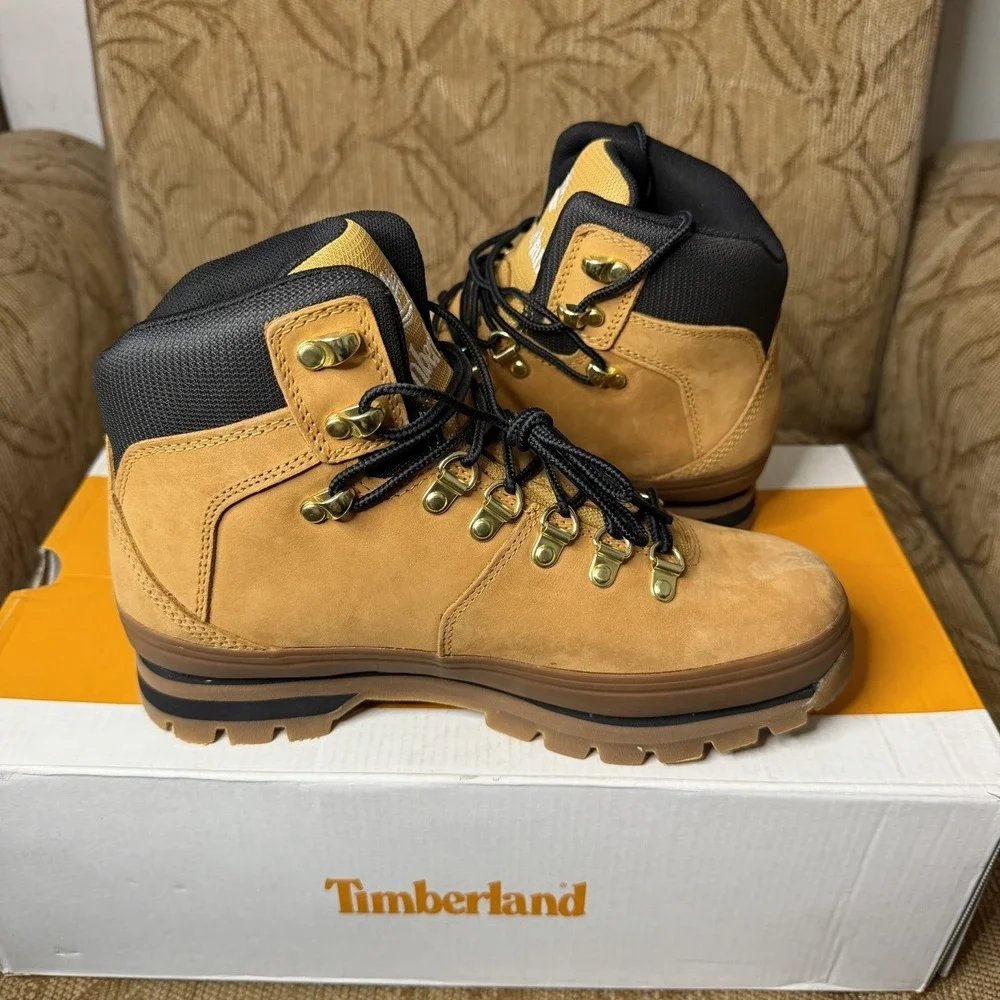 Women's Timberland Leather Euro Hiker Boot, Wheat‎ Size 7 TB0 A659B